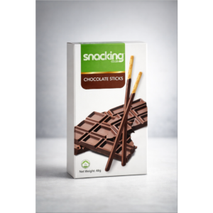 SnackKing Chocolate Sticks – Rich Chocolate Coated Biscuit (48g)