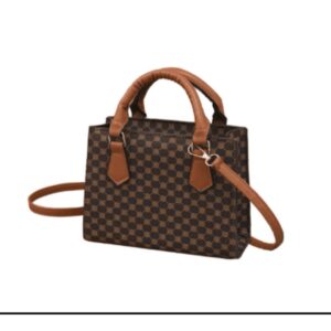 Elegant Women’s Luxury Tote Bag – Brown Handle