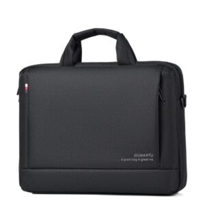 Oxford Waterproof Shoulder Laptop Briefcase Bag 16 ” -Black