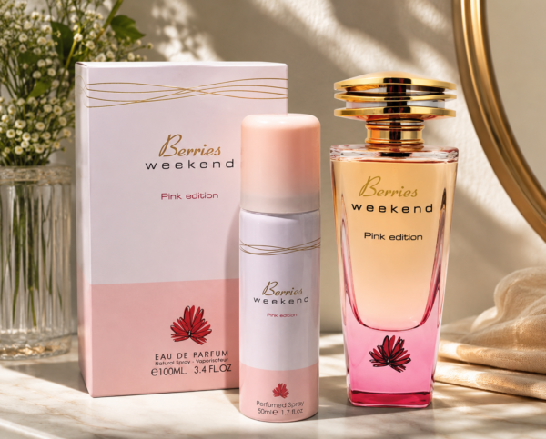 Berries Weekend Pink Edition - 100ml EDP + Free 50ml Deo Spray 1 berries weekend Eud