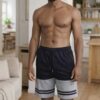 Mens color block lounge shorts for casual comfort and everyday style.
