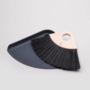 Mini dustpan and brush set for quick and easy cleaning of small spills.