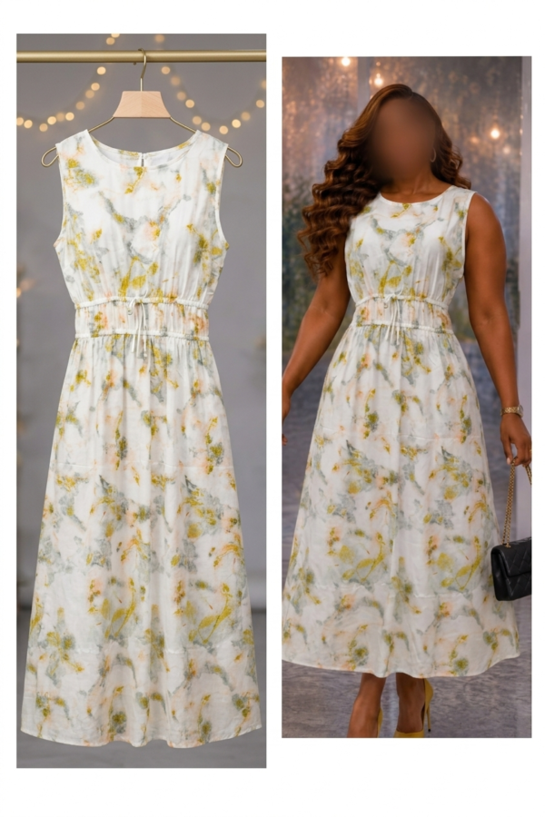 FLORAL LONG DRESS